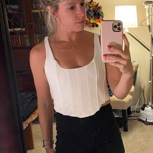 NWT Brock Collection x H&M corset top